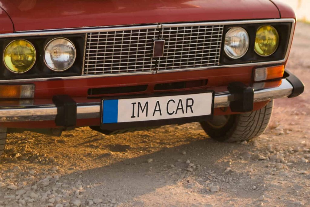 hit and run with license plate