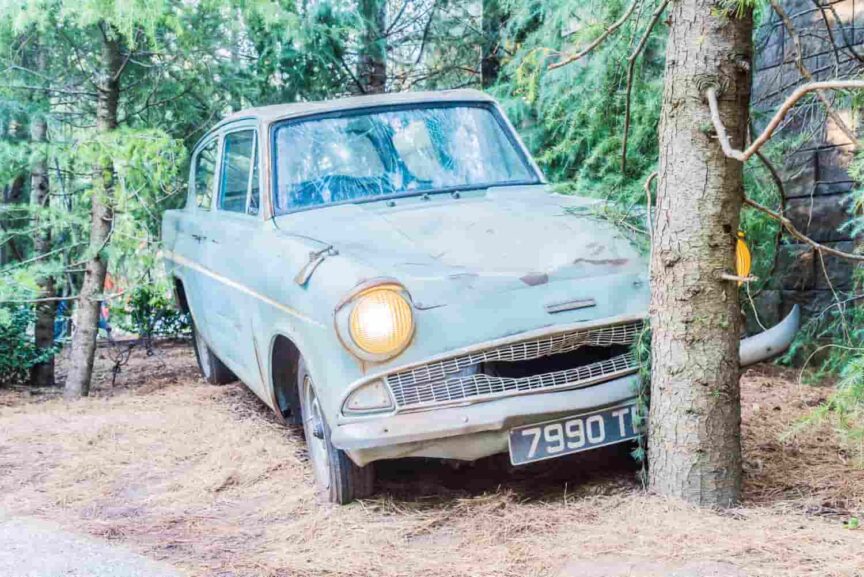 Car Crashes Into Private or Commercial Property