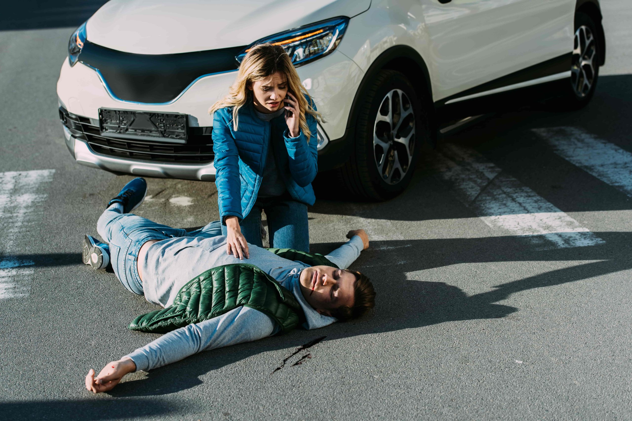hit by car walking miamI