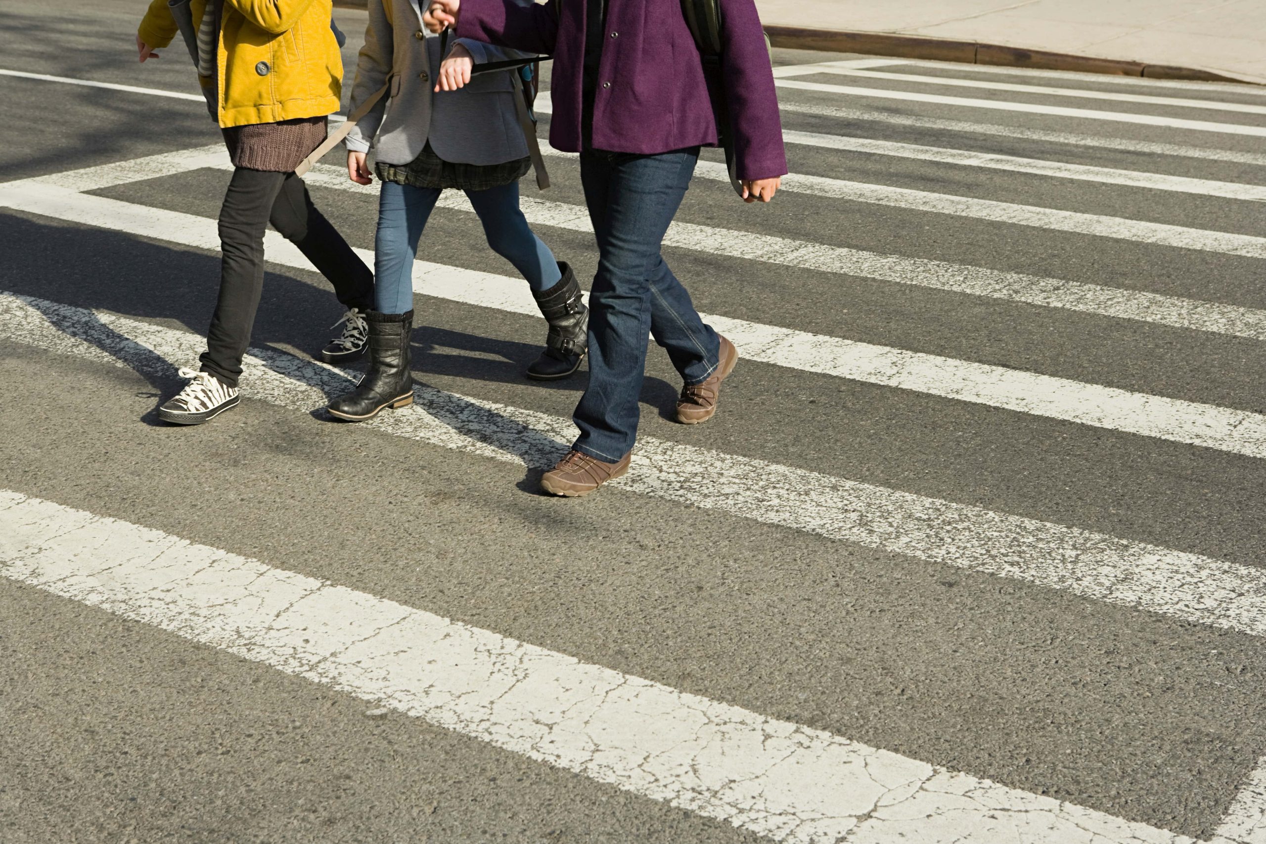 unmarked crosswalk liability