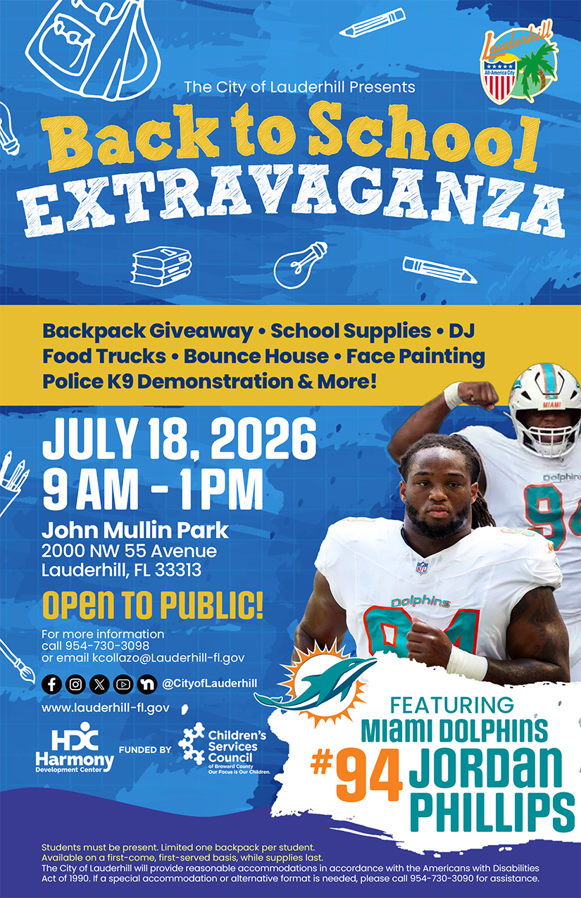 Wolf & Pravato Sponsors Lauderhill Back to School Extravaganza