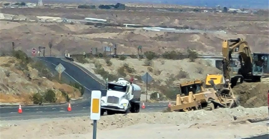 construction zone truck crash