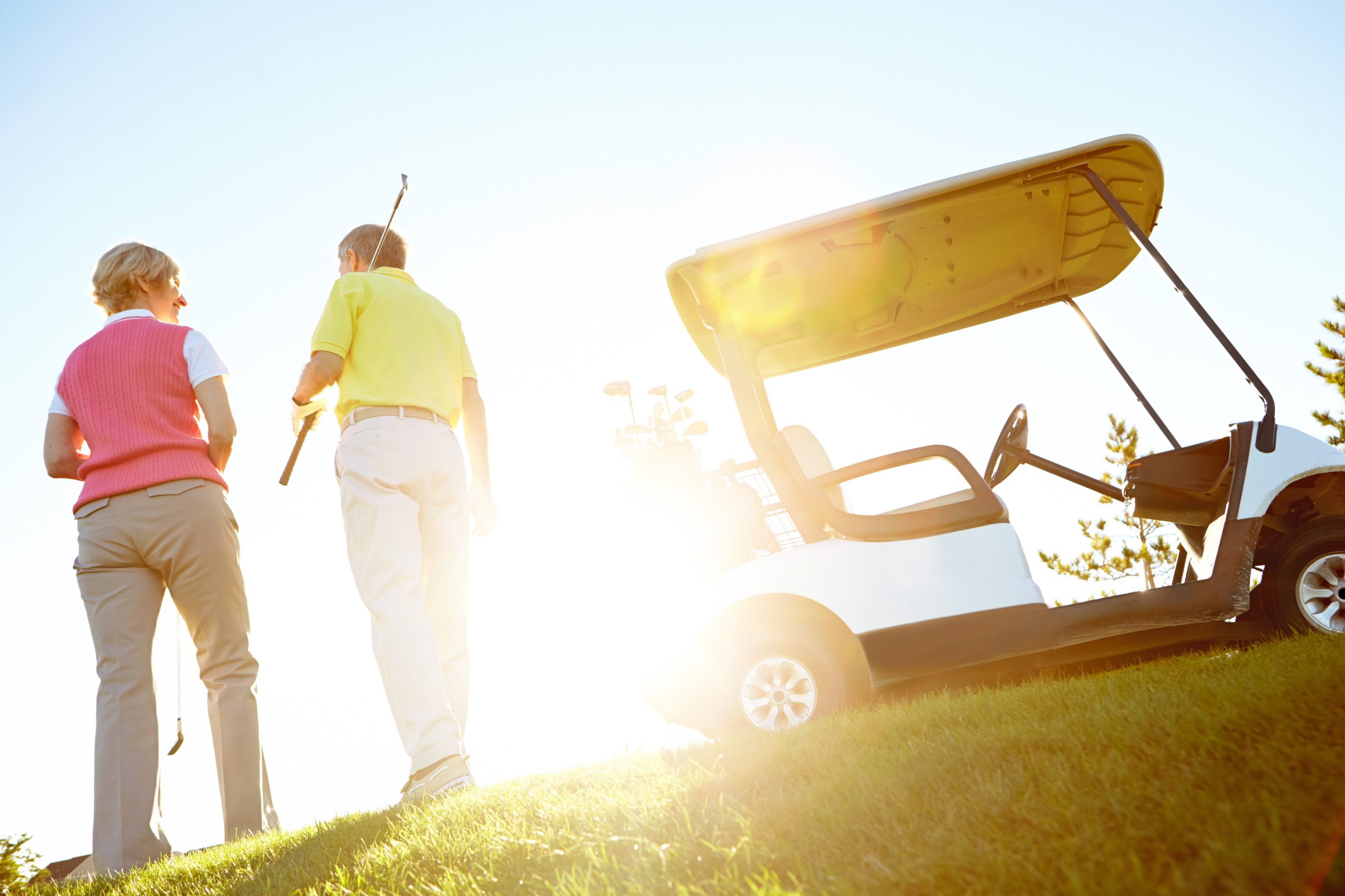 golf cart pedestrian collision Florida