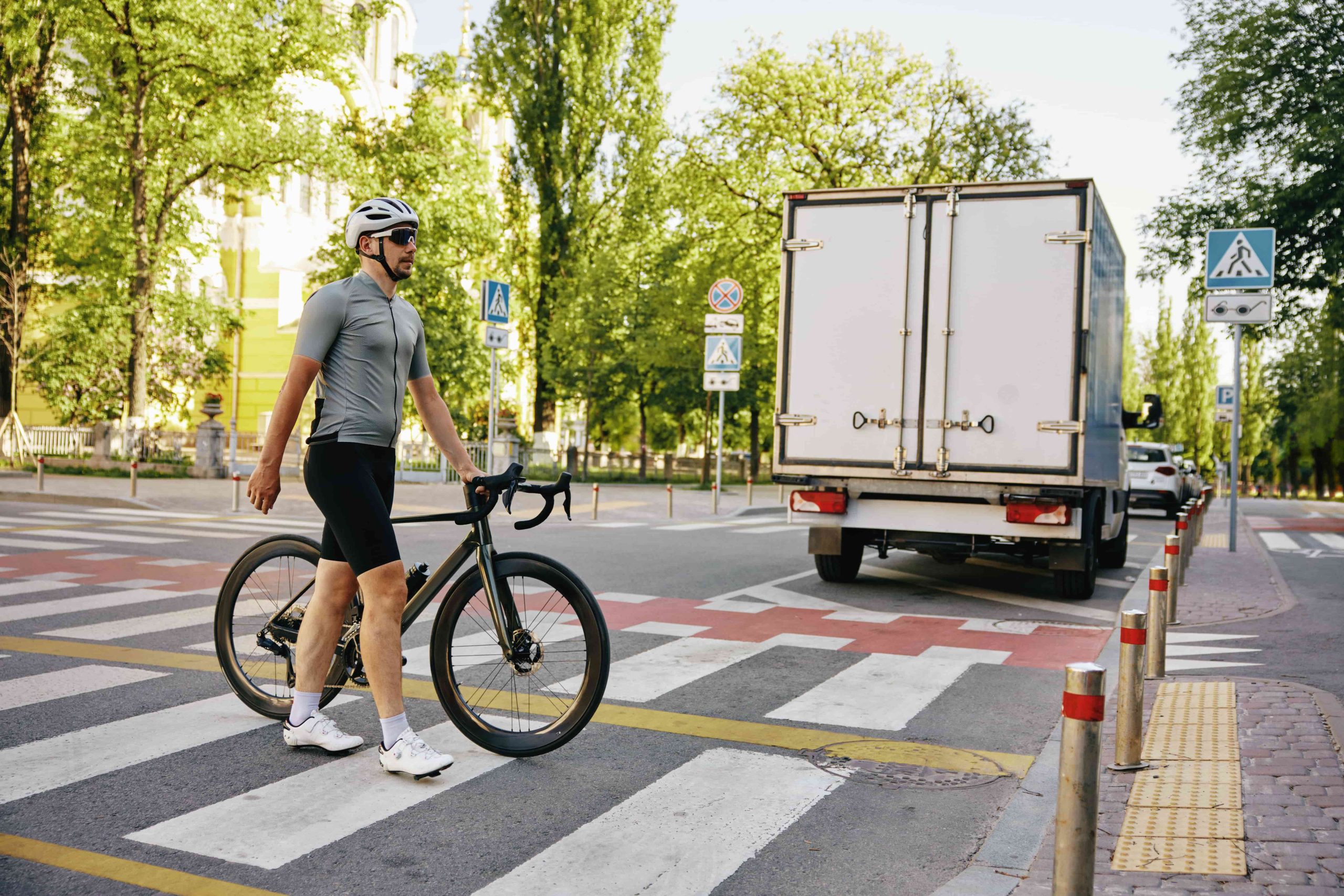 large-vehicle blind spot