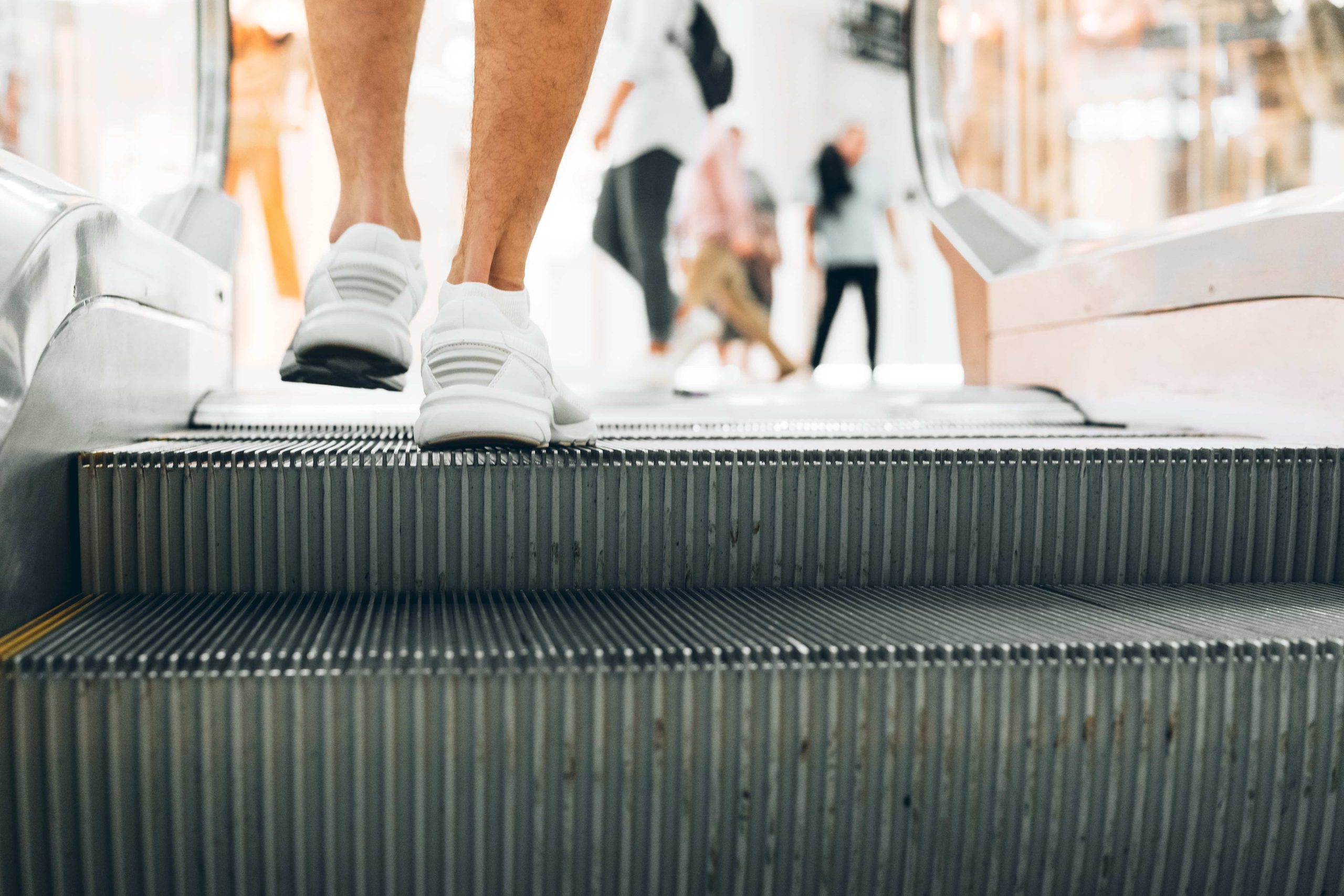 mall escalator fall